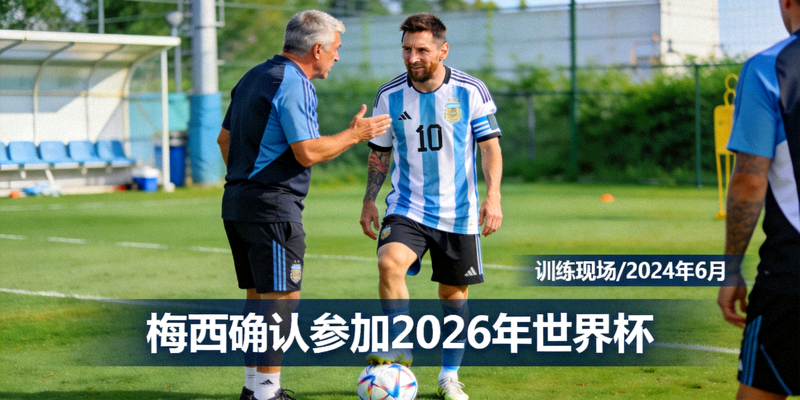 梅西在训练中确认将参加2026年世界杯的新闻图片